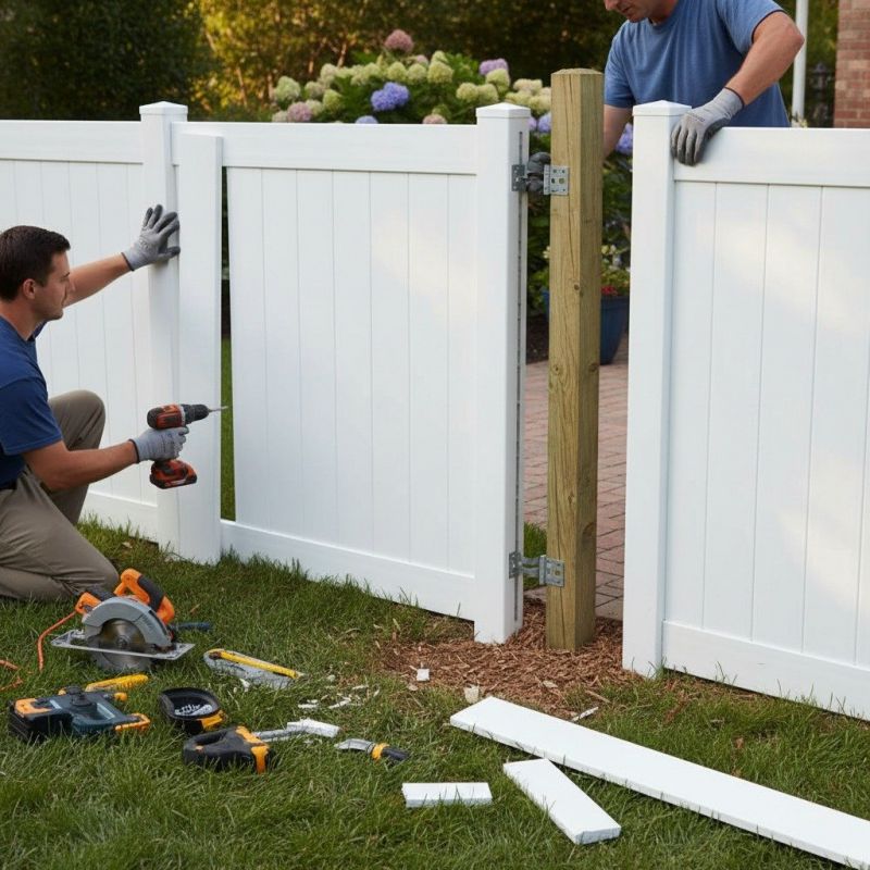 Picket Fence Installation