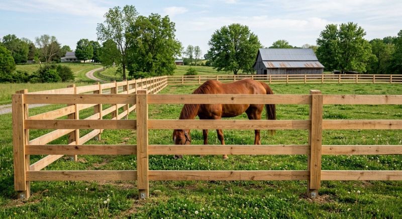 Ranch Fence Construction in Pearland, TX