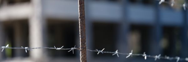 Barbed Wire Fence Building