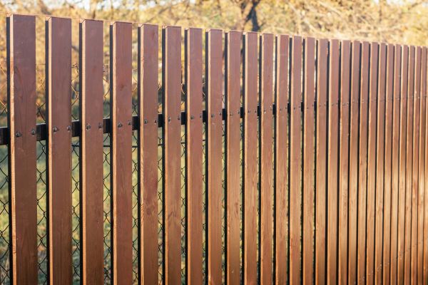 Wood Fence Building