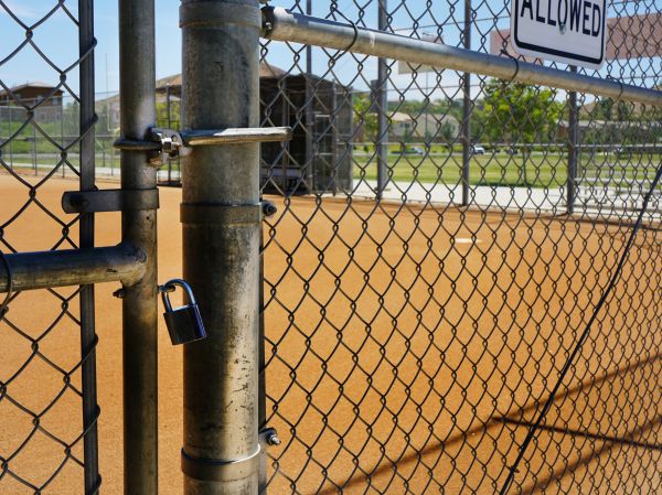 Brown Chain Link Fence Service